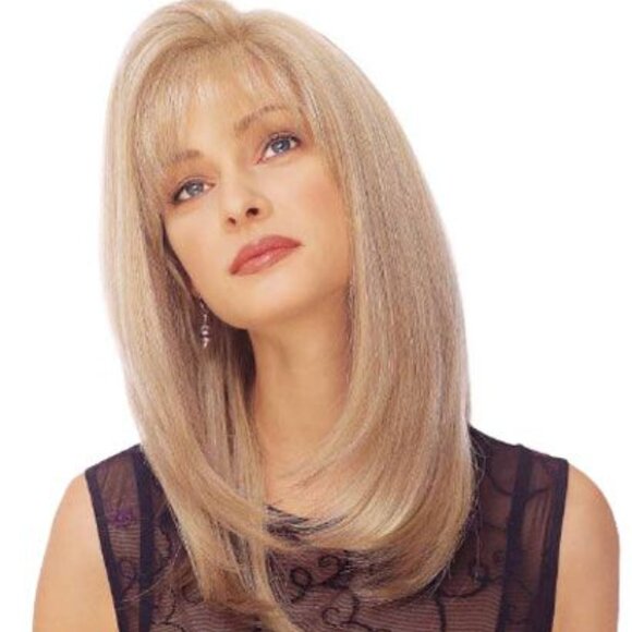 (NWT) Jennifer Petite Monofilament Synthetic Wig by Louis Ferre Vanilla Lush - Picture 8 of 8
